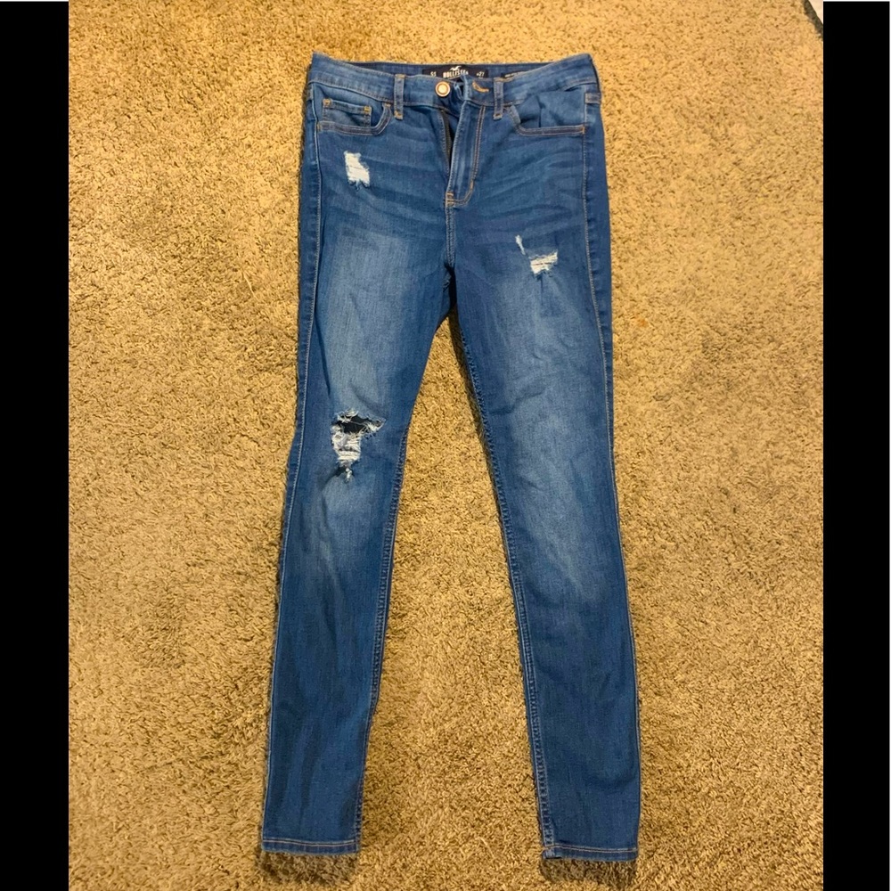 Hollister high rise super skinny, short